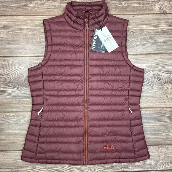 Stio Jackets & Blazers - Stio Pinion Down Vest Womens Size Small Lodge Beam 800 Fill HyperDRY Puffer